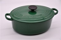 Le Creuset Green Oval Dutch Oven #27