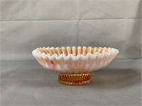 Dugan Peach Opalescent Bowl