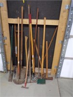 Large Lot of Hand Tools and Garden Tools