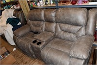 Home Stretch Power Console Loveseat