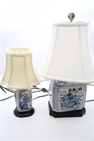 2 Flow Blue Lamps