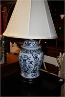 Blue Chinese Lamp