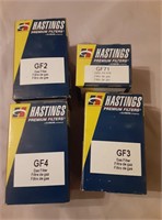 4 pc Hastings Premium Filters Lot