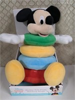 Mickey Mouse Plush Baby Stacking Rings