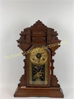 GINGERBREAD CLOCK WITH KEY AND PENDULUM