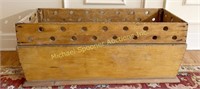 ANTIQUE HAND PEGGED OPEN BOX