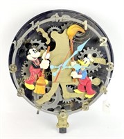 DISNEY MICKEY AND DONALD CLOCK CLEANERS CLOCK