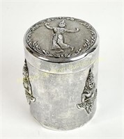 SIAM STERLING WOOD LINED LIDDED CONTAINER