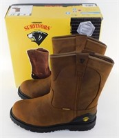 * New Leather Men's Herman Survivors Safety Toe