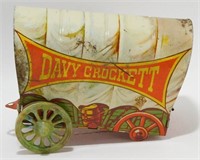 Vintage US Metal Toy Mfg Co. Davy Crockett Wagon