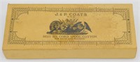 Vintage J & P Coats Advertising Sewing Box