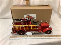 Tin Toy Fire Truck, NIB