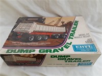 Ertl Dump Gravel Trailer Model, Not Sealed