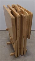 (M) Portable Wooden Table Carrier