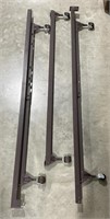 (L)  Three Metal Bed Frame Base Pieces