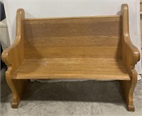 (J) Wooden Bench (49”x26”x38”)
