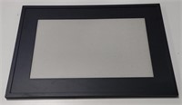 (O) Black Wooden Frame. 22" L. ×16" H.
