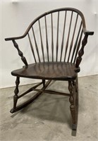 (O) Wooden Rocking Chair (17”x20”x34”)