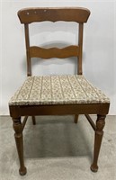 (O) Upholstered Wooden Kitchen Chair