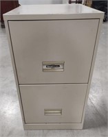 (AN) Steelworks 2 drawer Tan Filing Cabinet