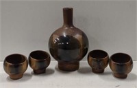 Vtg. Robert Maxwell Pottery Craft Stoneware Bar