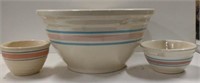 Vtg. McCoy Mixing Bowls Oven Ware All Sizes