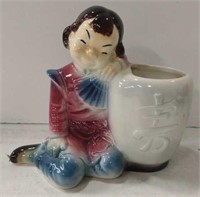 Oriental Child Royal Cosplay Pottery Planter