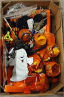 Lot w/ Halloween Decorations Inc. Talking Witch,