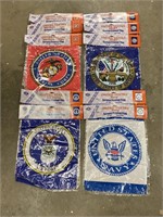 United States armed forces screen printed flags