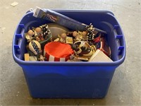 73qt tote full of miscellaneous