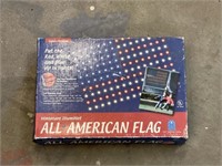 All American flag lights