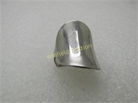 Vintage Sterling Silver Mod Ring, Sz. 9.25, Signed