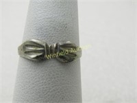 Vintage Sterling Mexican Bow Ring, Sz. 6.5, 1970's