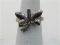 Vintage Sterling Silver Dragonfly Ring, Sz. 6, Mod