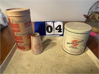 Old Tins and containers