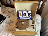 Vintage record player works