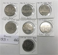 7 Canadian Dollar Coins