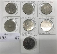 7 Canadian Dollar Coins