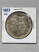 1882 CC Morgan dollar