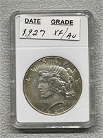 1927 Peace Dollar XF/AU