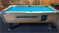 Valley Pool Table. Accepts Quarters for