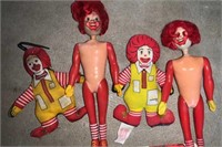 McDonalds men(2) 2 small stuffed McDonald’s toys