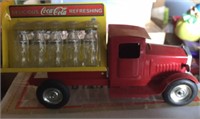Nice like new condition Coca Cola truck by metal