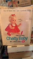 Talking chatty Baby by Mattel her legs are