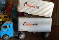TC transcontinental die cast truck with double