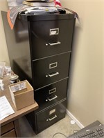 Four drawer file cabinet