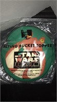 2 Star Wars flying bucket topper from KFC
