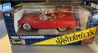 1955 Thunderbird Diecast Car by Revell Red in