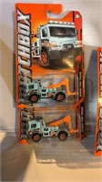 3 matchbox cars, 2 Fast 111s by Kenner cars, and