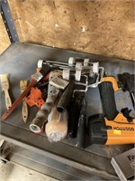 Tool lot with nail gun